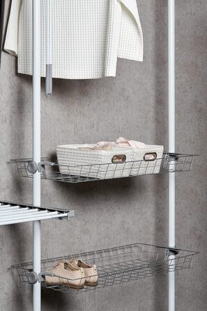 WENKO Telescopic System Hercules - adjustable organization system, wardrobe system (Twin)