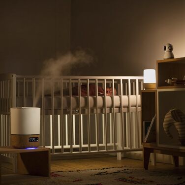 Зволожувач повітря Maxi-Cosi Breathe для дітей, розумний дитячий зволожувач, дитячий небулайзер з маслом, сумісний з Alexa та Google Assistant