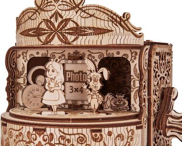 Дерев'яна шкатулка-музика Wood Trick Fairy Theatre з феями, 3D-пазл для дорослих і дітей, конструктор DIY, подарунок на день народження