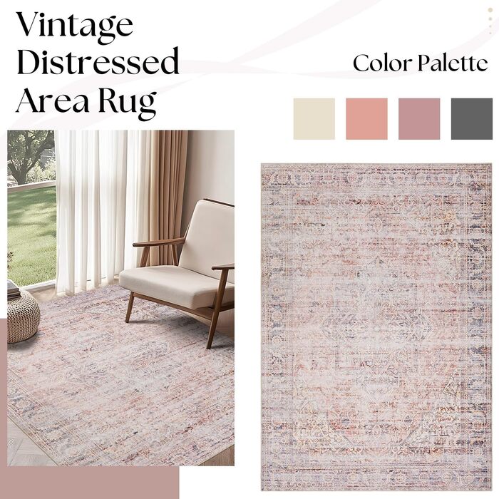 Килим миючий, штучна вовна, світло-бежевий, для дому, спальня, під ліжко, їдальня, під стіл, 152x244 см