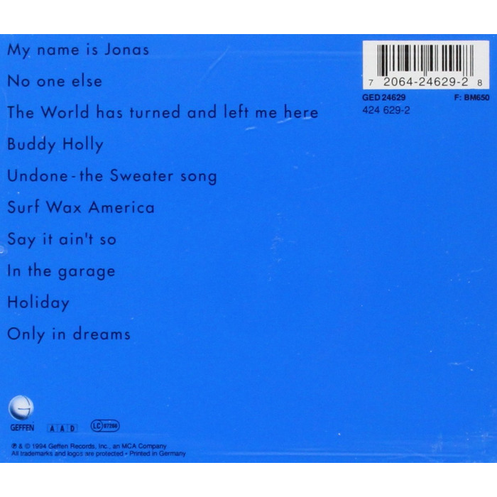 Weezer - Blue Album (Вінілова платівка LP) - Оригінальний вініл