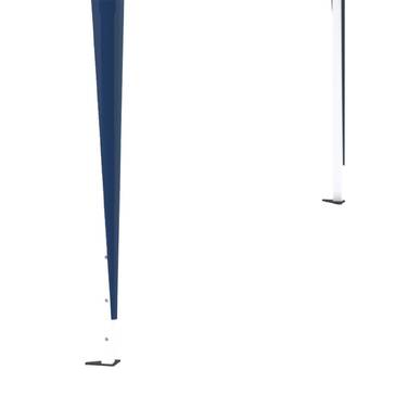 Outsunny Folding Gazebo 3x3m Garden Gazebo Foldable Party Tent Adjustable Height with Carrying Bag UV Protection Made of Steel and Oxford Blue