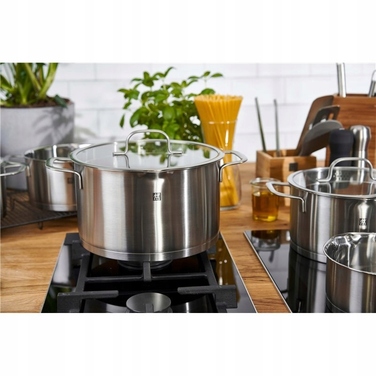 Набір каструль Zwilling TrueFlow з нержавіючої сталі, 8 предметів