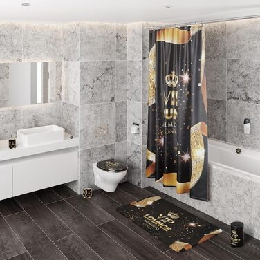 Подушка для ванни Sanilo з малюнком Vip-lounge, зручна м'яка подушка для шиї з потужними присосками, прана