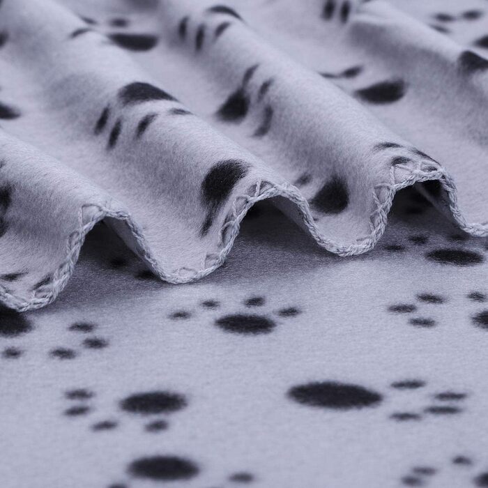 М'яка флісова підстилка для собак та котів Nobleza, 120 x 100 см, сіра