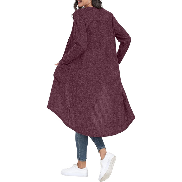 Кардиган жіночий GRECEREE з ґудзиками та V-подібним вирізом, літній (XXL, Рожевий)