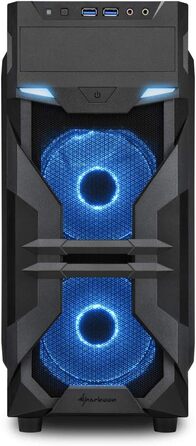 Sharkoon VG7-W: Корпус для ПК (Синій)