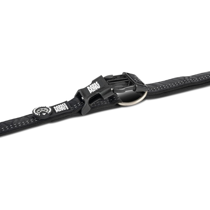 Нашийник для собак Max & Molly з інтелектуальним ID-брелоком Gotcha! Matrix 2.0, чорний, розмір M, з підкладкою та світловідбиваючими елементами