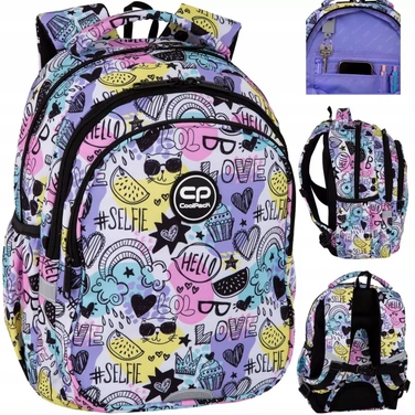 Багатофункціональний шкільний рюкзак CoolPack, багатоколірний, 21 л