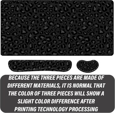 Килимок для миші 80x40 см 3-в-1 з підставкою для зап'ястя та клавіатури, антиковзаюча основа, стильний дизайн для геймерів, дому та офісу (J3-Gepard)