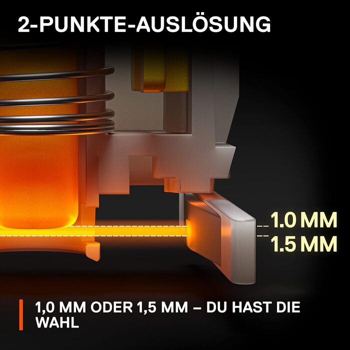 SteelSeries Apex 7 - Механічна ігрова клавіатура з OLED дисплеєм - QWERTZ (оптичні перемикачі, TKL, американська клавіатура)