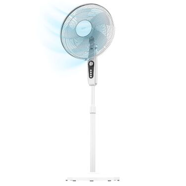 Вентилятор підлоговий Cecotec EnergySilence 515 MaxFlow White 40 см, 45 Вт, 3 швидкості, з коливанням та таймером
