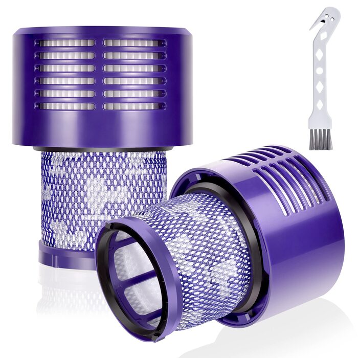Фільтр HEPA для пилососа Dyson V10 SV12 Cyclone Animal Absolute (4 шт.) + Щітка для очищення