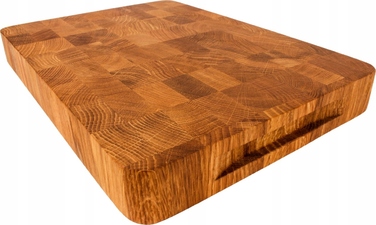 Прямокутна дубова дошка для нарізки Woodcarver, 35x25х4 см