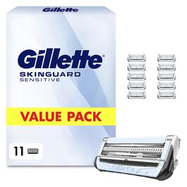 Смінні касети для бритви Gillette SkinGuard Sensitive для чутливої шкіри, 11 шт, білий
