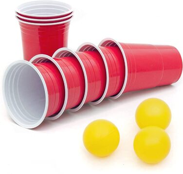 Ретро диспенсер для напоїв у стилі ностальгії | Bar-Butler - барна колонка з краном та шлангом для напоїв на вечірку | Диспенсер для пива, пивна колонка, барна колонка | Party Gadgets (1 x колонка + 50 стаканів + 2 ігри)