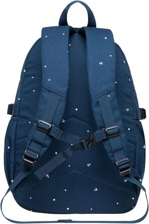 Жіночий рюкзак Kaukoo для студентів, ноутбука, подорожей. Колір: блакитний, модель Jnl-ks24-12