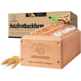 Дерев'яна форма для випікання хліба Wave Brands HOLZBROTMEISTER, до 1 кг, натуральна