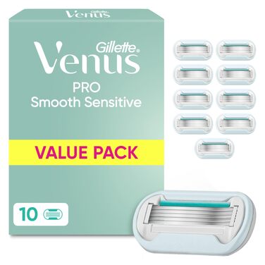 Жіноча бритва Gillette Venus Pro Smooth Sensitive для чутливої шкіри, Rosegold (10 лез)