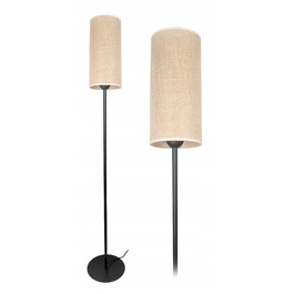 Підлогова лампа Glimex Modern E27 60 Вт, бежевий, коричневий, чорний