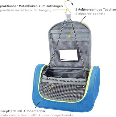 Сумка для ванни Tee-UU Hero | Міцна, організована, різні кольори (блакитний)