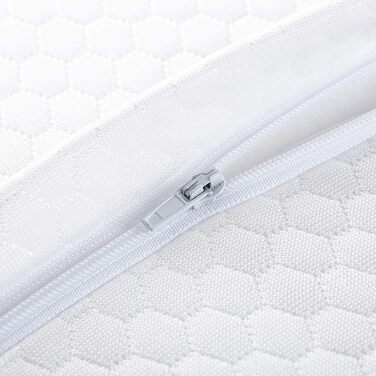 Наволочка для подушки Elviros дихаюча, сірого кольору, 64 x 38 x 10.5 см (тільки наволочка)