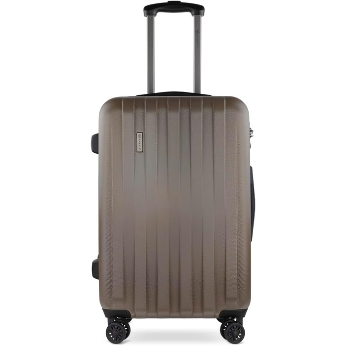 Валіза жорстка Bugatti Lima 58x38x23,5 см, 33,8 л, 4 колеса, бронзова, TSA-замок