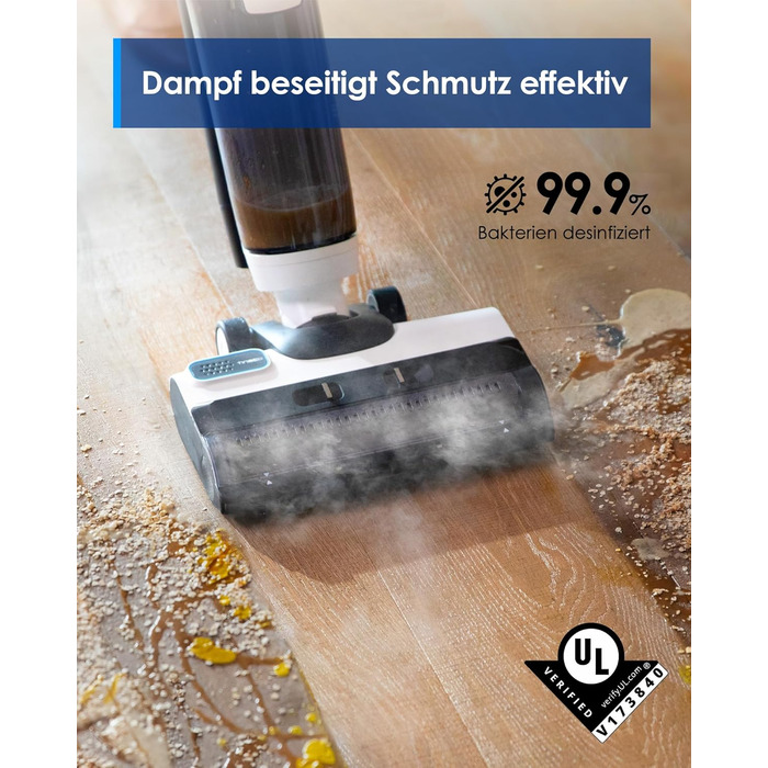 Бездротовий пилосос Tineco S5 Combo: ідеальний для шерсті тварин та липких забруднень, легкий, тихий, з інтелектуальним дисплеєм