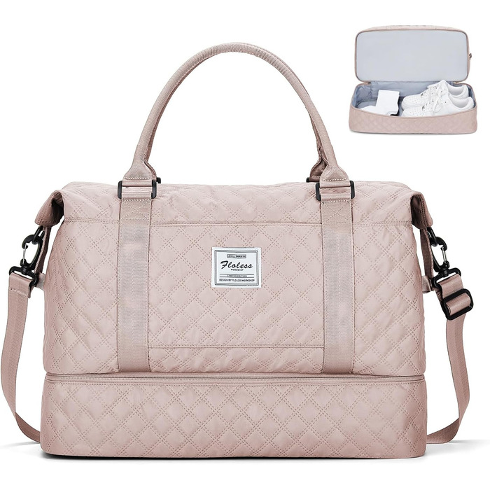 Спортивна сумка для подорожей жіноча Easyjet Handgepäck: водонепроникна, з відділенням для взуття, 47x37x22 см, 38L, A5-Бежева