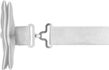 Комплект підтяжок та метелика для смокінга білий (3 предмети) – елегантний аксесуар для урочистих подій