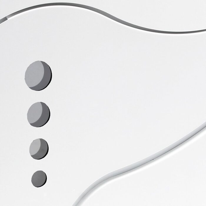 Поштовий ящик Wiltec Designer V24 антрацит/нержавіюча сталь, 370x105x370 мм, настінний, з замком, вікном та газетницею