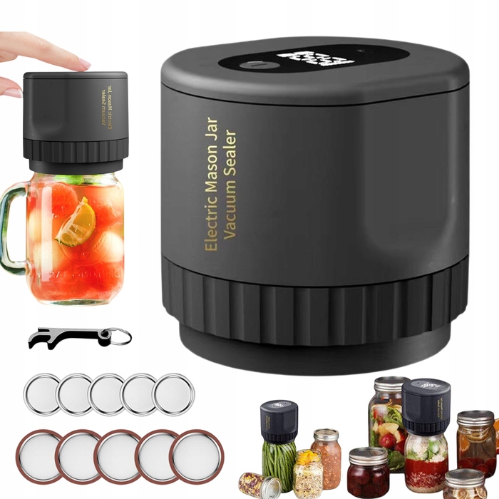 Автоматичний міні-вакууматор для банок Mason Jar (6.8 см / 8.3 см)