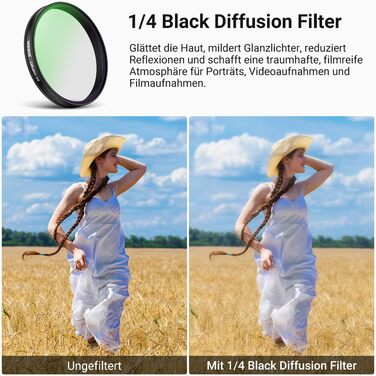 Набір фільтрів NEEWER CPL + ND для DJI Osmo: поляризаційний, нейтральний, UV, LPR, 1/4. Сумісний з Action Cam. 5 шт.