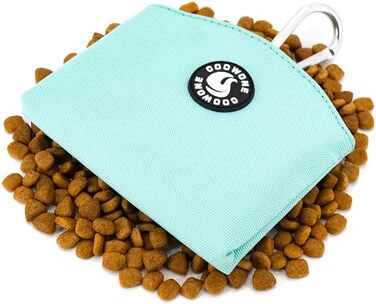 Сумка для ласощів для собак COOWONE, з магнітною застібкою, 900D Oxford, для дресирування та прогулянок (м'ятний колір)