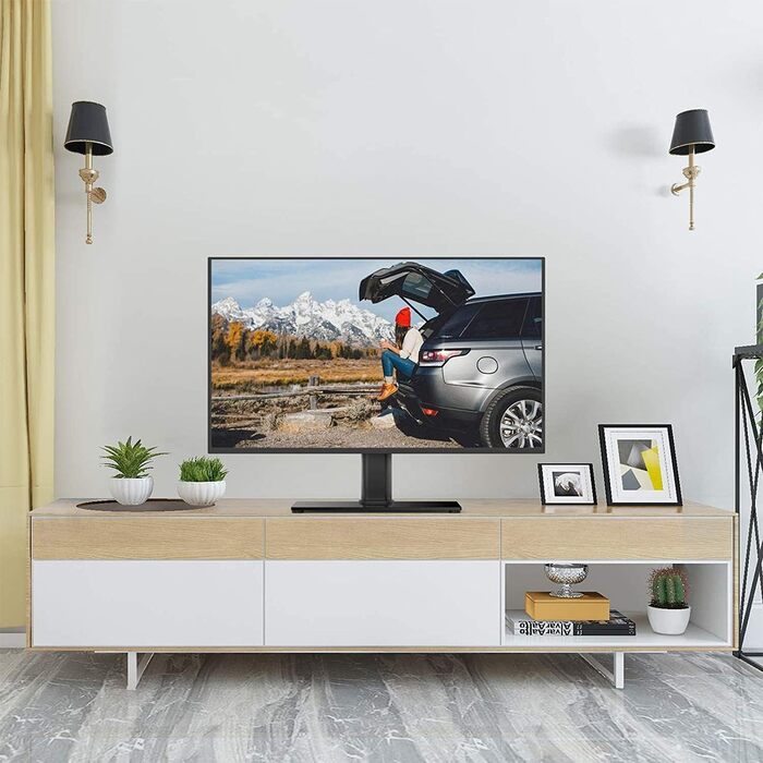 Підставка для телевізора Suptek, поворотна, для LED, OLED, LCD екранів 26-55 дюймів, до 50 кг, VESA 400x400, TS202