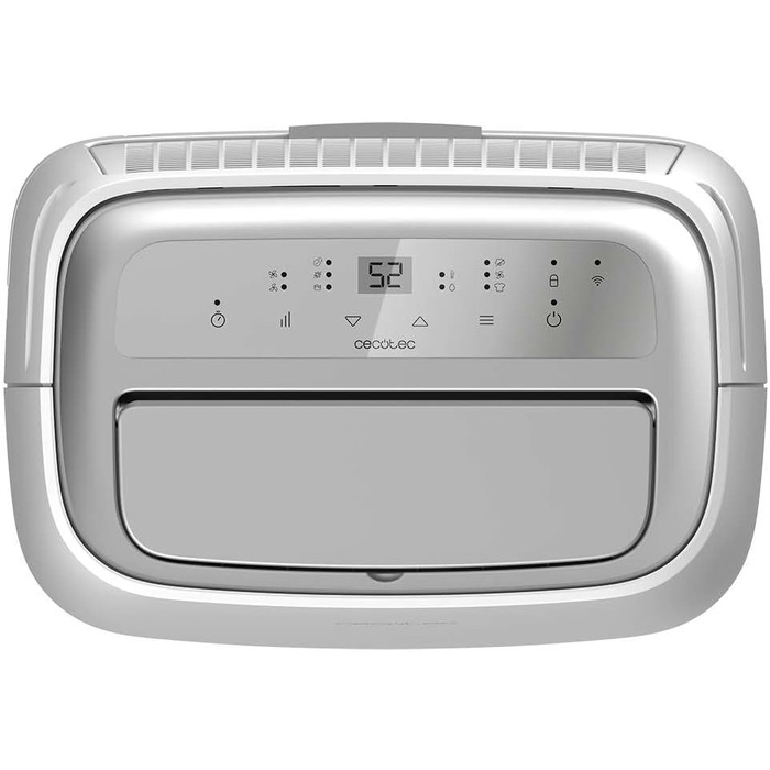 Зволожувач повітря Cecotec BigDry Series 2000: 750 мл/день, резервуар 0.6-2 л, 2 швидкості, 2 режими, площа до 25 м², функція очищення. (2000 Essential), білий