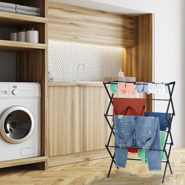 Relaxdays Clothes Rack, Folding & Extendable