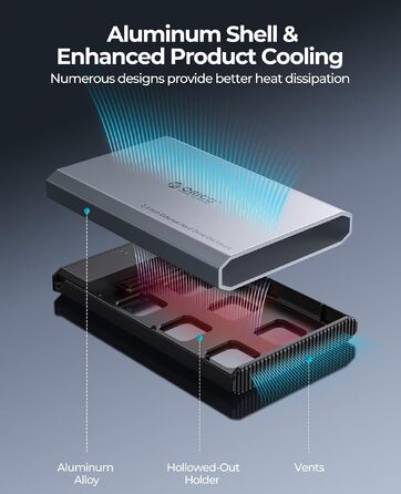 Зовнішній корпус для HDD/SSD ORICO 2.5