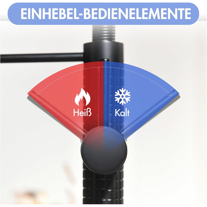 Сучасна кухонна змішувач AIMADI з висувною лійкою, поворотним гусаком на 360°, чорний/рожеве золото, для кухні та мийки