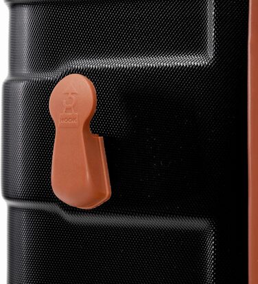 Набір валіз Merax 5-ти частинний: велика, середня, маленька, сумка та аксесуар, ABS, TSA-замок, розширюється, чорний