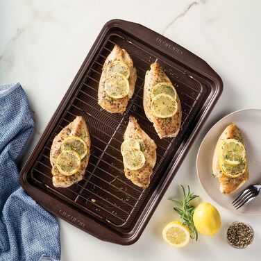 Набір форм для випічки Circulon з антипригарним покриттям (5 шт.): форма для хліба, кексів, торти, решітка, дека