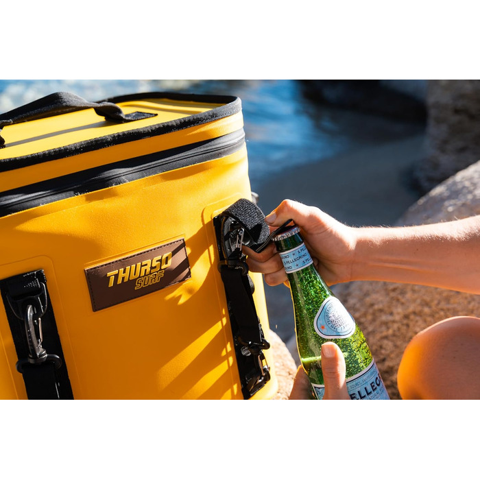 Thurso SURF Soft Cooler 24 Can - М'який Термосумка для Пікніків та Подорожей, 48 годин зберігання холоду, Водонепроникний, для Каякінгу та Паддлбордингу (Апельсин)