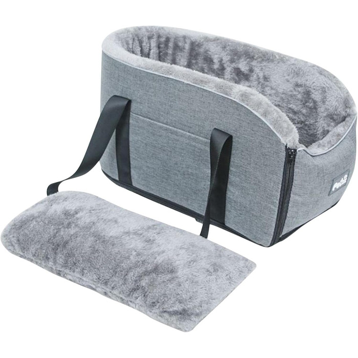 Автомобільний лежак для собак та котів Jomewory, 45x22x25 см, з безпечним кріпленням