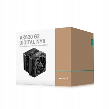 Кулер для процесора DeepCool AK620 G2 DIGITAL NYX, чорний
