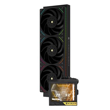 Система рідинного охолодження процесора Thermalright TR Mjolnir Vision 360 UB PRO ARGB Black, LCD-дисплей 3.5