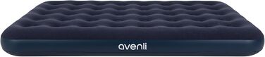 Надувний матрац Aventli для кемпінгу та дому - 191x137x22 см, на 1-2 особи