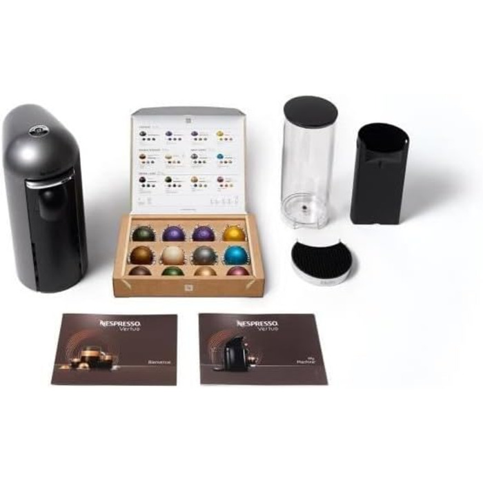 Кавомашина Nespresso Krups Vertuo YY2778FD, титан – для еспресо та кави