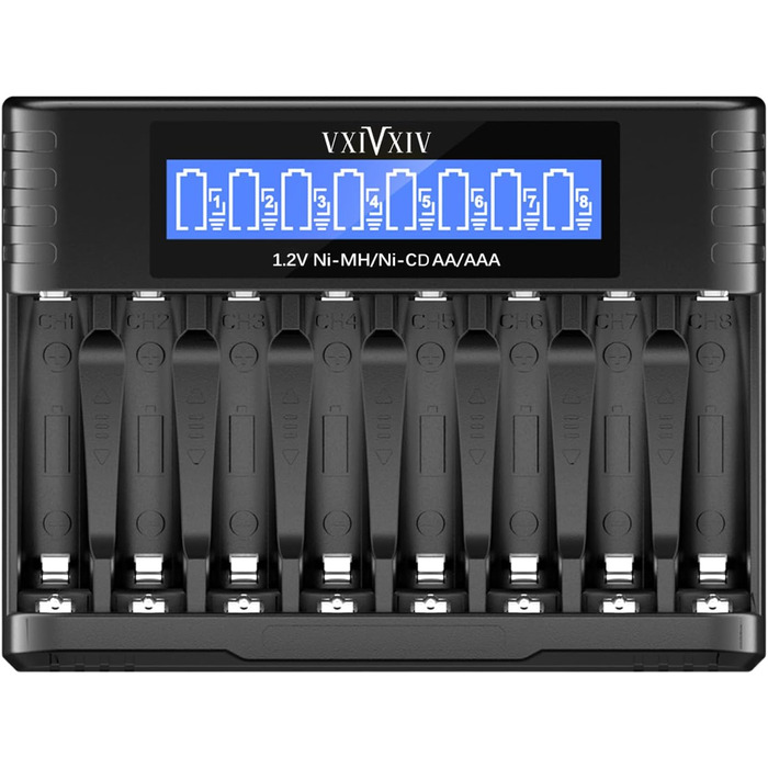 Зарядний пристрій NI-MH для AAA, AA та 1.2V NI-MH/NiCd акумуляторів