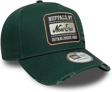 Кепка New Era Outdoor Patch Olive A-Frame з регулюванням, універсальний розмір (New Era Patch Buffalo #38314)