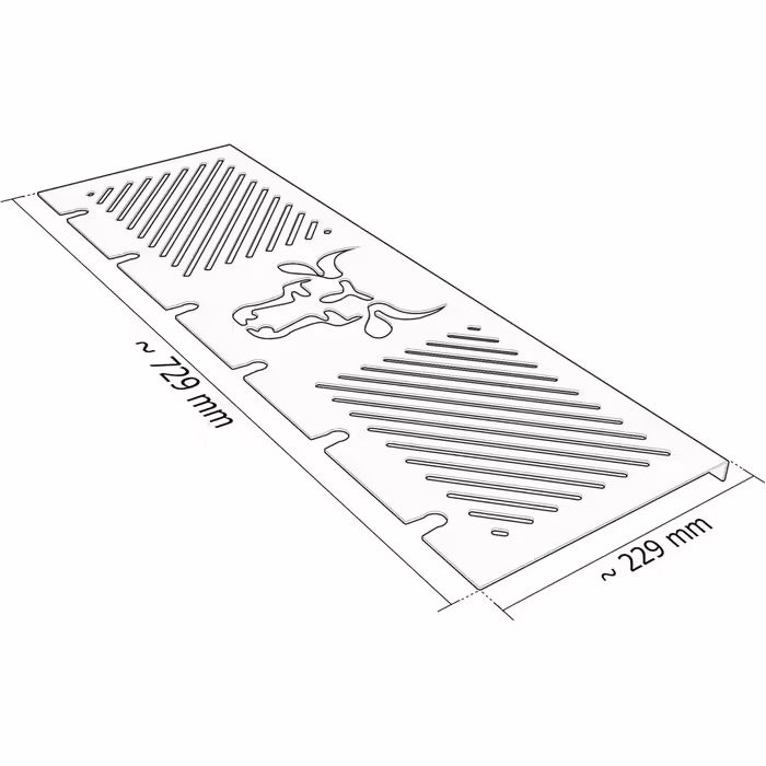 tuning-art WH18 Stainless Steel Warming Rack | Compatible with Napoleon Prestige 500 Gas Grill, Size: 500 Series Flat Bull